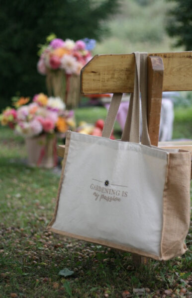 Large bag "Gardening is my passion"