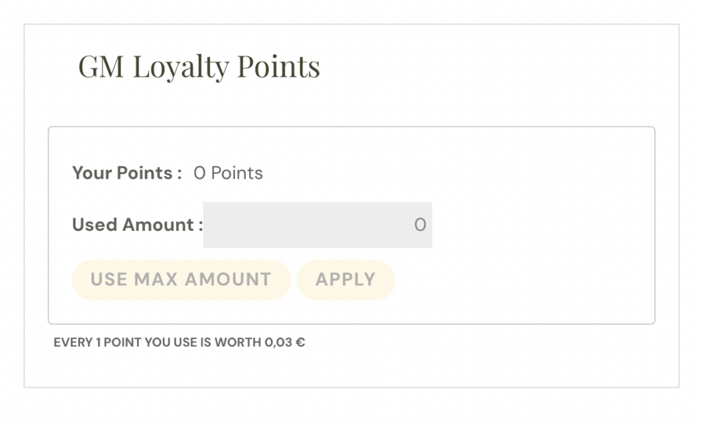 GM Loyalty Points