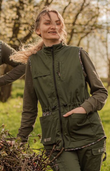 Reversible Gardeners Vest (Tool Pockets, Adjustable Waist)