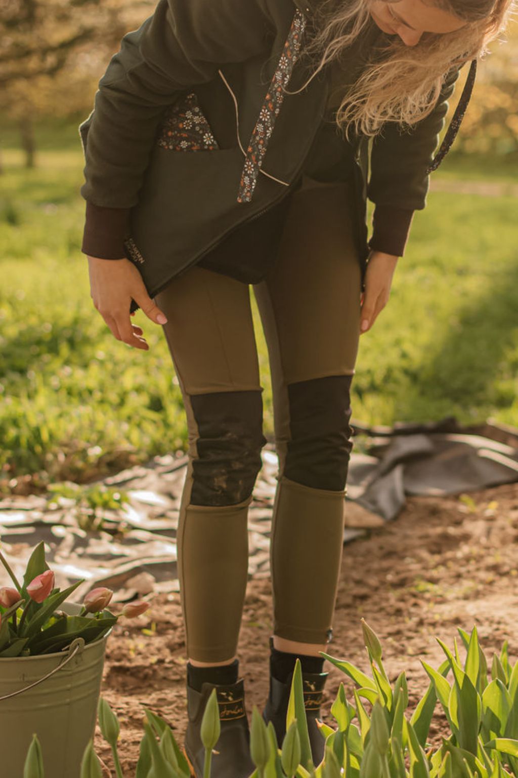 Garden Leggings (Pockets, Waterproof Knees, Adjustable Waist)
